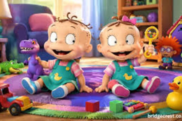Phil or Lil of Rugrats Crossword Clu